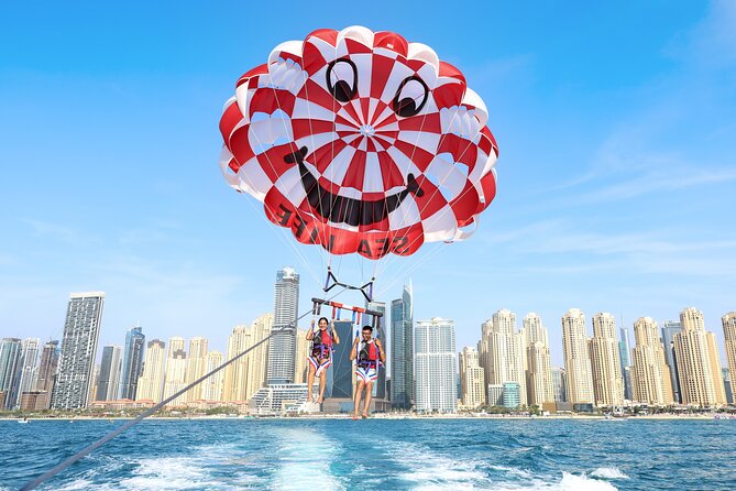 Parasailing in Dubai : Palm Jumeirah View and JBR Beach View - Directions