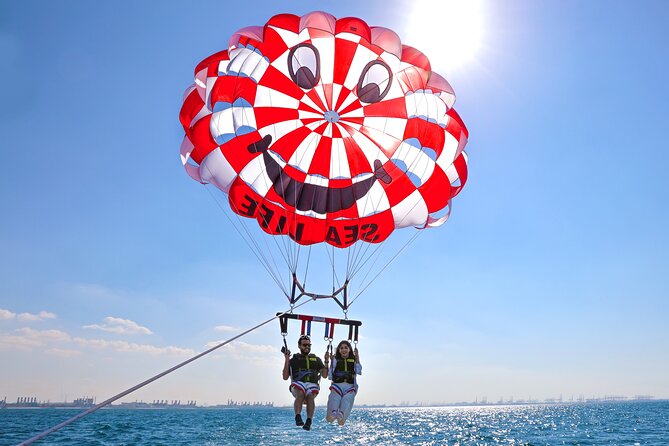 Parasailing in Dubai : Palm Jumeirah View and JBR Beach View - The Sum Up