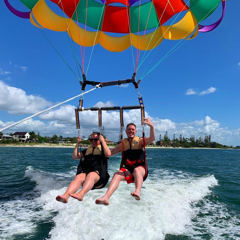 Parasailing over Surfers Paradise - What the view is worth
