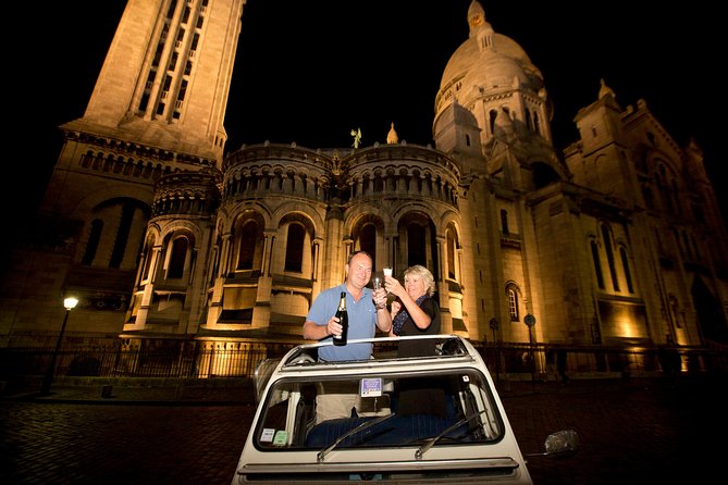 Paris and Montmartre by Night Tour in a 2CV - Cancellation Policy