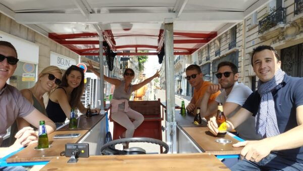 Paris: Beer Bike Bar With Drinks Included - Exploring Paris by Beer Bike