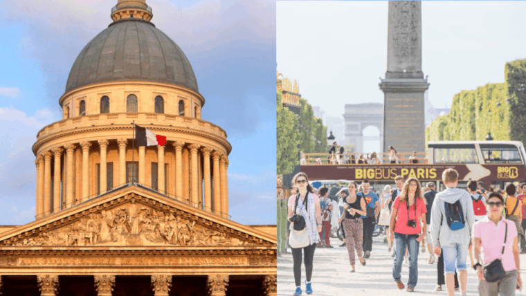 Paris: Big Bus Hop-On Hop-Off Tour and Pantheon Entrance - Tour Highlights and Features