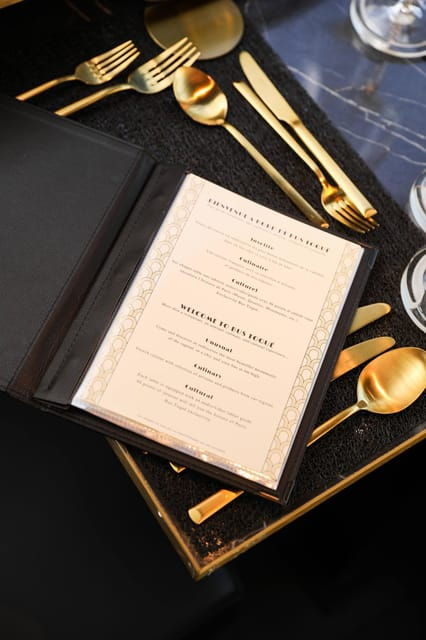 Paris Bus Toqué St Germain 3-Course Dinner W/ Champagne - Seasonal Cuisine by Chef