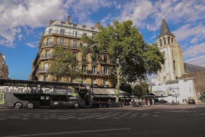 Paris Bus Toqué St Germain 5-Course Dinner/Champagne - Tour Highlights