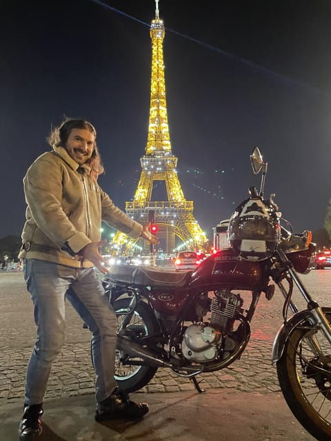 Paris by Motorcycle by Night - Unique Nighttime Experience