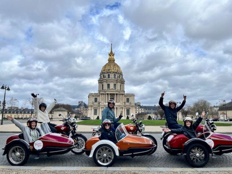 Paris by Sidecar 1HR Tour - Main Stops