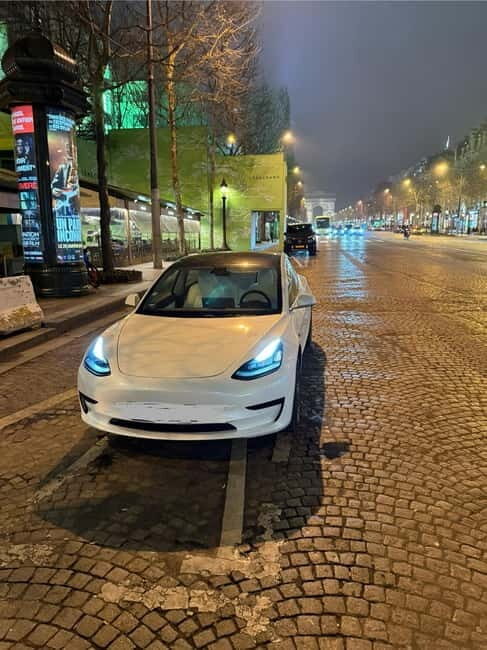 Paris: City Highlights Night Tour in a Tesla - What to Expect: Comfort, Convenience, and Charm