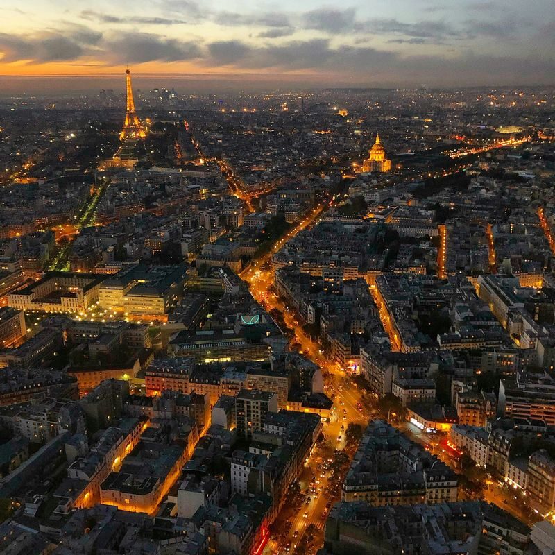 Paris City Panoramic Night Bus Tour - Paris by night, seen from the upper deck