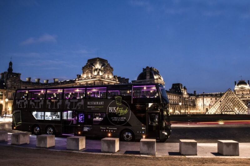 Paris: Cultural Night Bus Tour with Dinner On Board - Good To Know