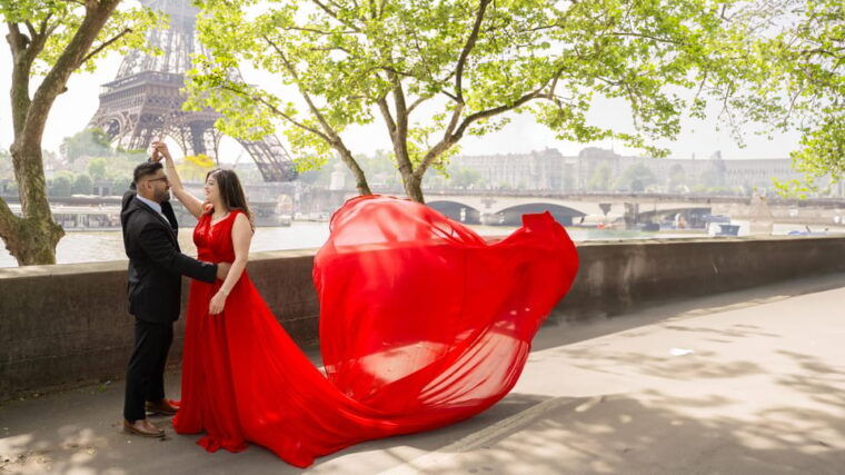 Paris: Eiffel Tower Flying-Dress Photoshoot - Meeting Point and Accessibility