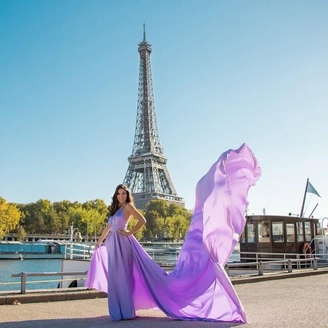 Paris: Eiffel Tower Glamor Photoshoot With Dress Options - Location and Scenic Views