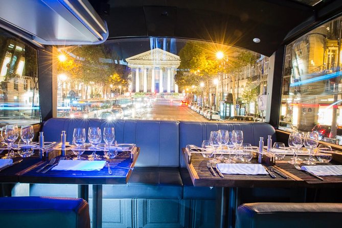 PARIS : Gourmet Dinner by Luxury Bus in the Capital of Lights - Pricing and Value