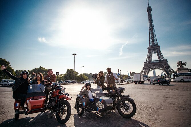 Paris Highlights City Tour on a Vintage Sidecar Motorcycle - Departure Point and Group Size