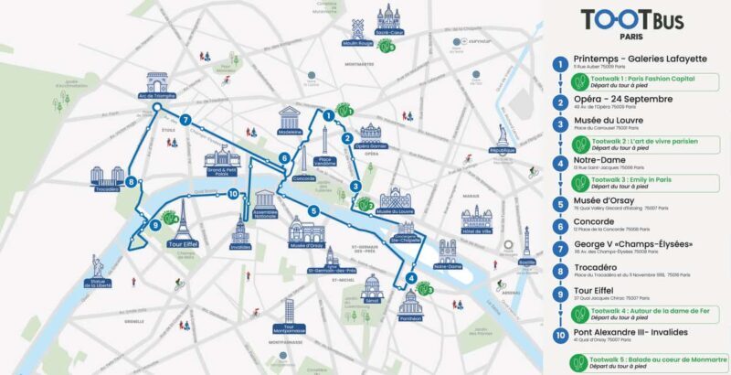 Paris: Hop-on with Emily walking tour and bus tour - What You Should Know Before Booking