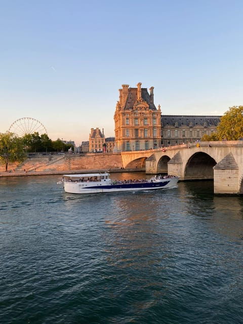 Paris: Live Guided Cruise With Crepe and Soft Drink - Itinerary Details
