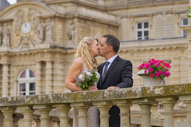 Paris Luxembourg Garden Wedding Vows Renewal Ceremony With Photo Shoot - Ceremony Conducted by Wedding Celebrant
