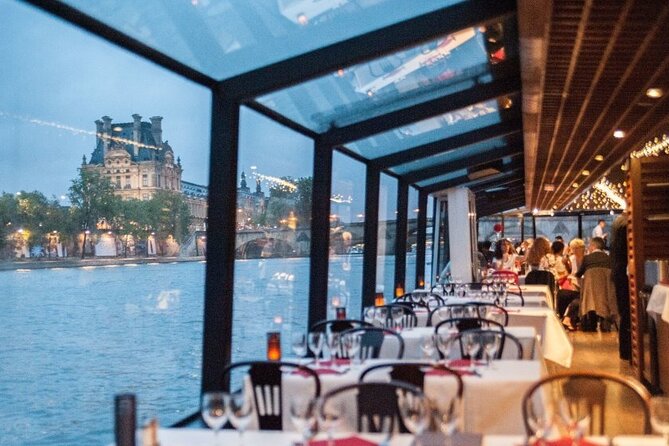 Paris Menu Dinner Night Cruise-Bateaux Parisien - Exquisite Dining Options on the Night Cruise