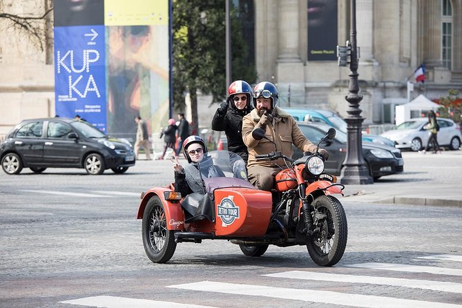Paris Private Flexible Duration Guided Tour on a Vintage Sidecar - Highlights