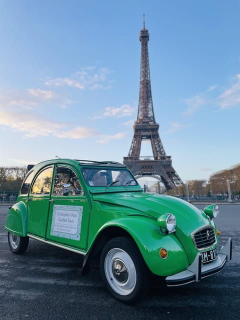 Paris Private Guided Tour in a 2CV Classic French Car - Tour Duration and Flexibility