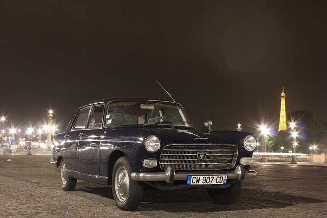 Paris Private Tour in a Classic French Peugeot 404 - Languages