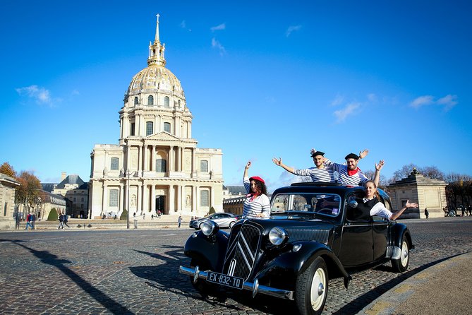 Paris Private Tour in Vintage Car 2 Hours - Pickup and End Point