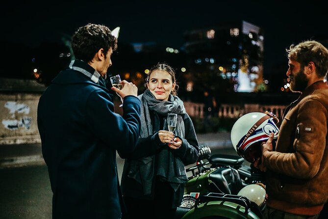 Paris Romantic & Private Tour By Night on a Sidecar Ural - Unobstructed Landmark Views