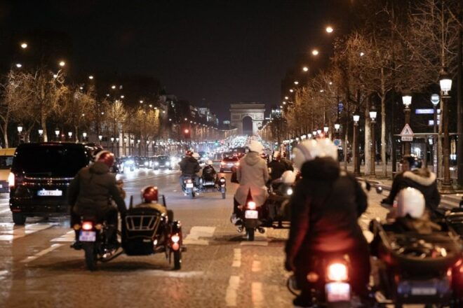 Paris: Romantic Sidecar Tour by Night With Champagne - Hotel Pickup and Drop-off