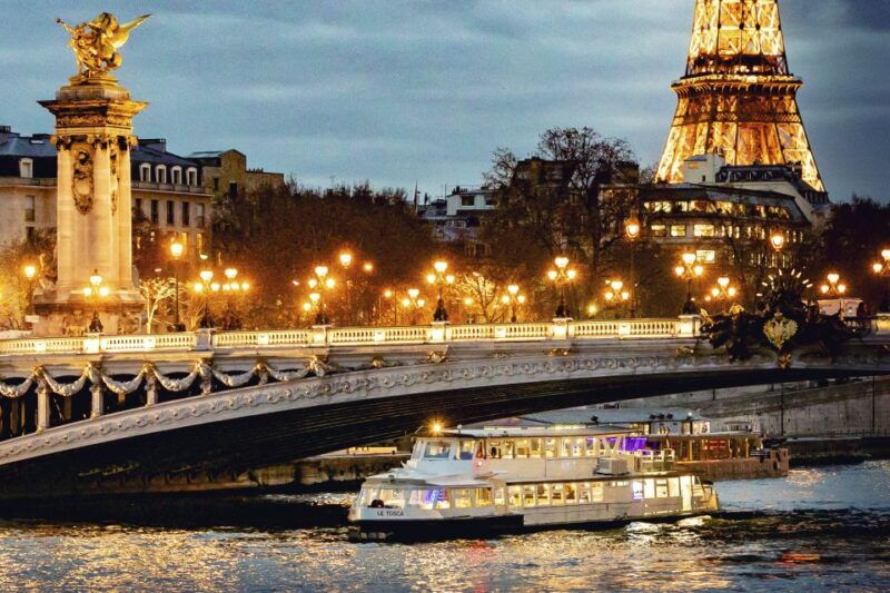 Paris: Seine Dinner Cruise From Eiffel Tower/Liberty Statue - Itinerary and Starting Locations