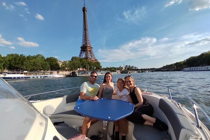 Paris Seine River Private Boat Embarks Near Eiffel Tower - Scenic Views of Seine River