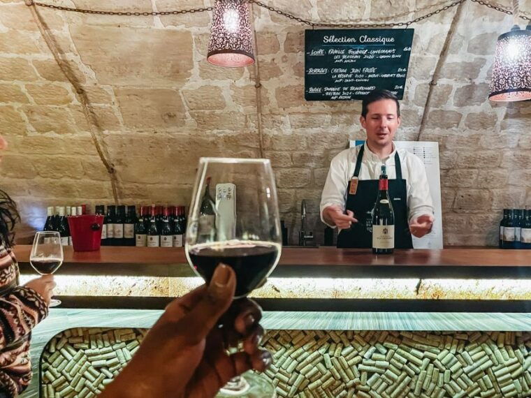 Paris: the Caves of the Louvre Guided Tour With Wine Tastings - Guided Wine Tasting With a Sommelier