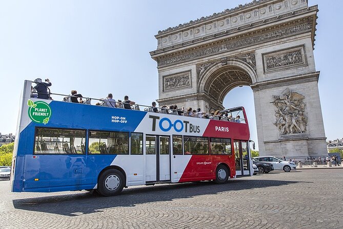 Paris Tootbus Discovery by Day and by Night Routes - Inclusions