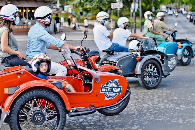 Paris & Versailles Exclusive Vintage Full Day Tour on a Sidecar - Sightseeing on a Vintage Motorcycle Sidecar
