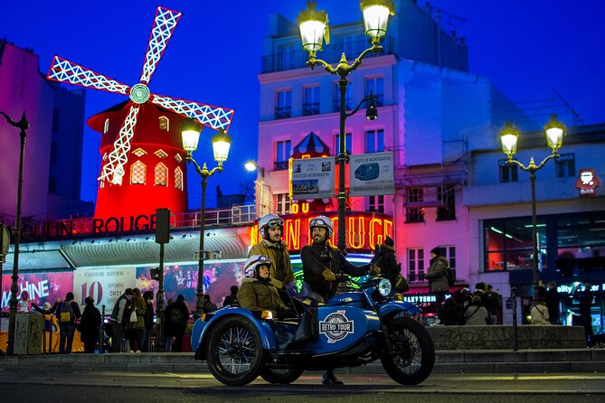 Paris Vintage Tour by Night on a Sidecar With Champagne - Overview and Highlights