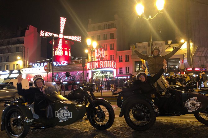 Paris Vintage Tour by Night on a Sidecar With Champagne - The Sum Up
