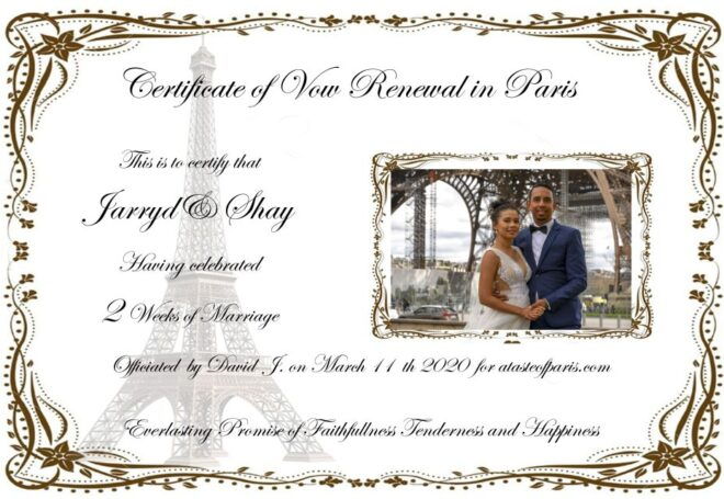 Paris: Wedding Vows Renewal Personal Photo or Video Shoot - Renew Your Wedding Vows in Romantic Paris