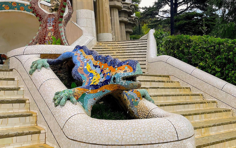 Park Guell and Gaudi House Museum Entry Ticket - Pause beneath the Hypostyle Hall