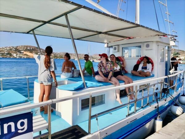Paros: Parikia Bay Sunset Boat Tour With Snorkeling - Tips for a Great Experience