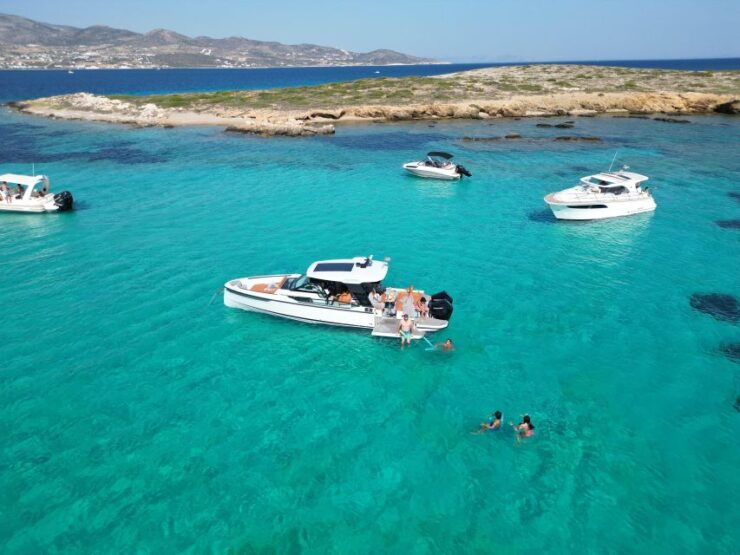Paros: Private Luxury Boat Day Trip With Snacks and Drinks - Trip Highlights