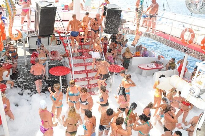 Party Boat at Night From Antalya - Common Questions