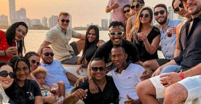 Party Boat in Cartagena Bay With Nightclub Ticket - Background