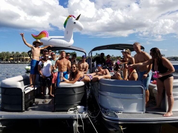 Party Pontoon Boat W/ Captain, Private up to 12ppl - Highlights of the Activity