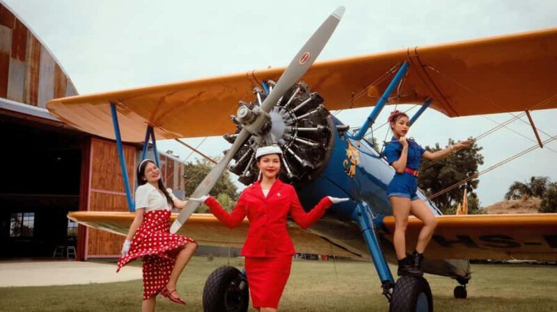 Pattaya: 1940 Boeing Stearman Flight Experience - An Authentic Vintage Flight Over Pattaya