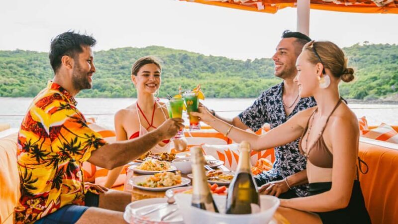 Pattaya: 3 Islands Yacht Sunset Party with Live DJ & Buffet - The Itinerary: What to Expect from Start to Finish