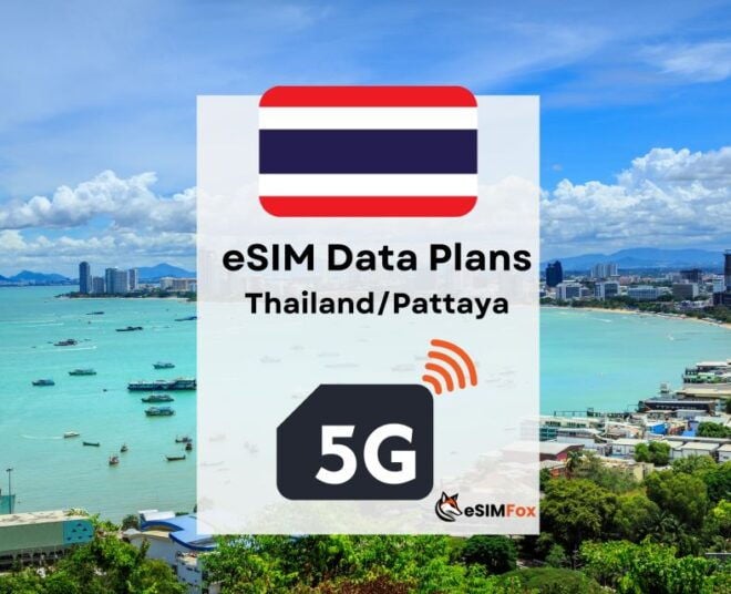 Pattaya: Esim Internet Data Plan for Thailand 4g/5g - Key Highlights and Features Included