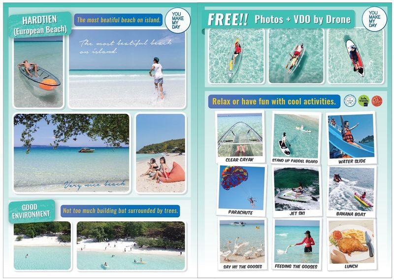 Pattaya Island Trip with Activities,Drone Photos at Nature Beach - A day away from Pattaya’s busier shore