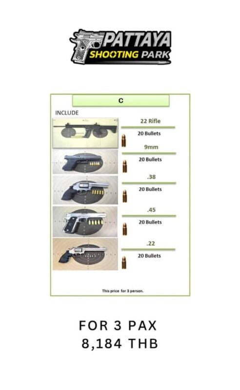 Pattaya: Shooting Park Experience for 3 People - Quick Overview