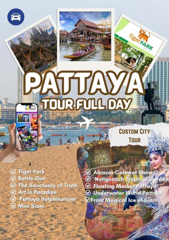 Pattaya Tour  City tour & Top Sights Customizeable - The Practical Side: Transportation, Cost, and Tips