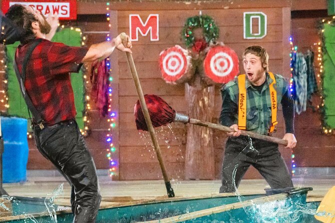 Paula Deens Lumberjack Feud Christmas Supper Show Ticket - Overview and Activities