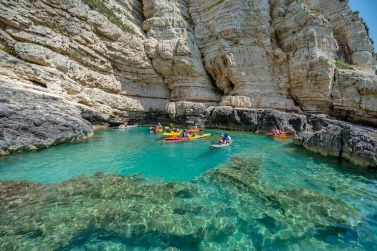 Paxos: Guided Kayaking Tour Mongonissi 2 Avlaki, Snorkelling - Tour Highlights