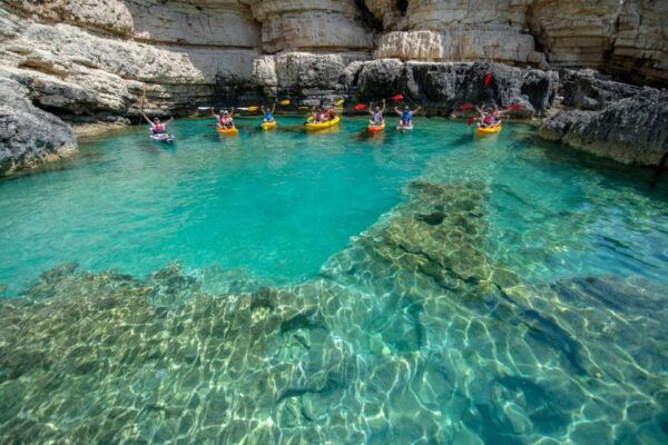 Paxos: Guided Kayaking Tour Mongonissi 2 Avlaki, Snorkelling - The Sum Up